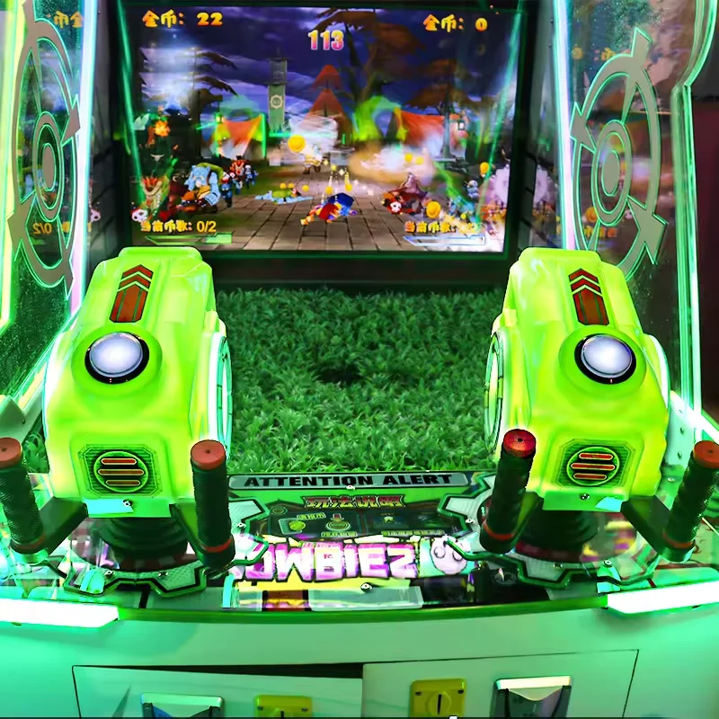 IFD Arcade Plants Vs Zombies Game Machine Water Shooting Arcade Game Machine Happy Kids Water Shooting Gun Arcade Game Machine