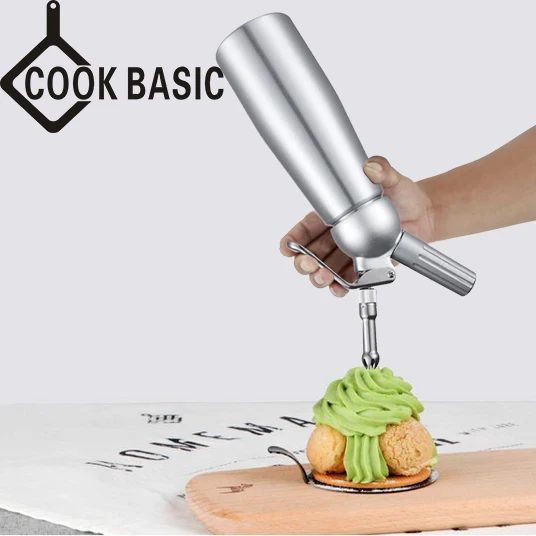 Whipped Cream Dispenser 3 Decorating Nozzles Mousse Siphon Tips Stainless Steel for Cream Whipper
