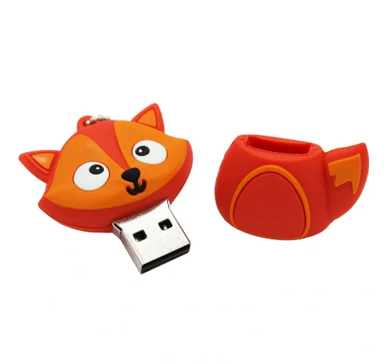 
OEM 3D cartoon PVC USB flash drive custom logo USB memory stick high speed 2.0/3.0 pendrive 8GB 16GB 32GB 64GB 128GB U disk 