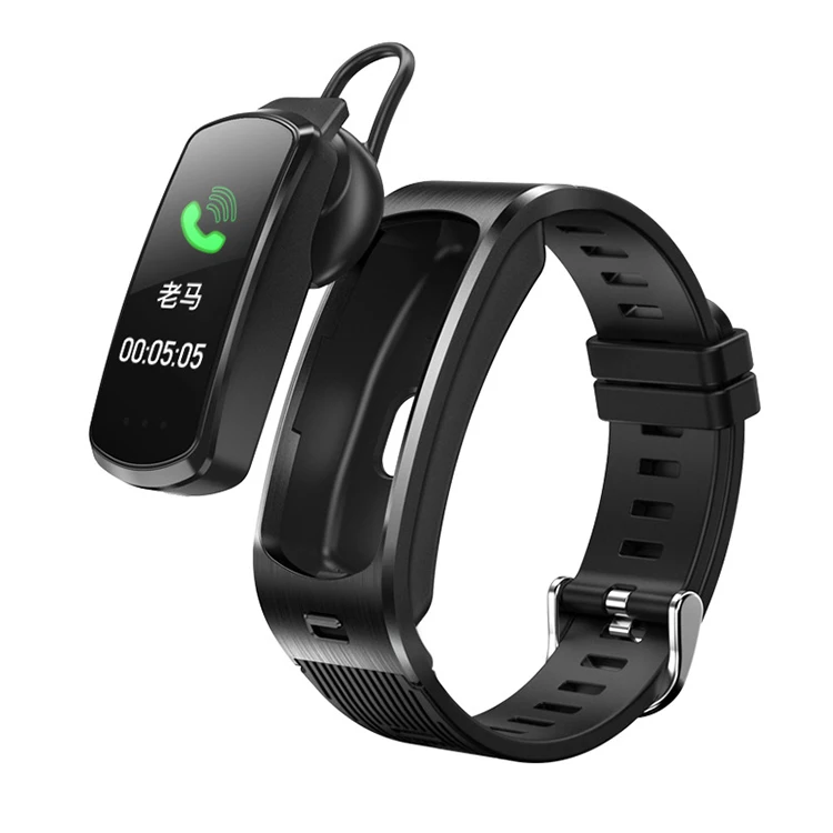 multifunction  Wireless Headphone Smart Watch M6 Bracelet with Handsfree Fitness Headset Earphone