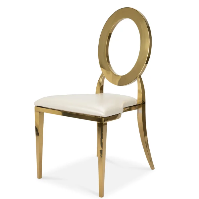 Gold frame morden banquet wedding chairs wholesale