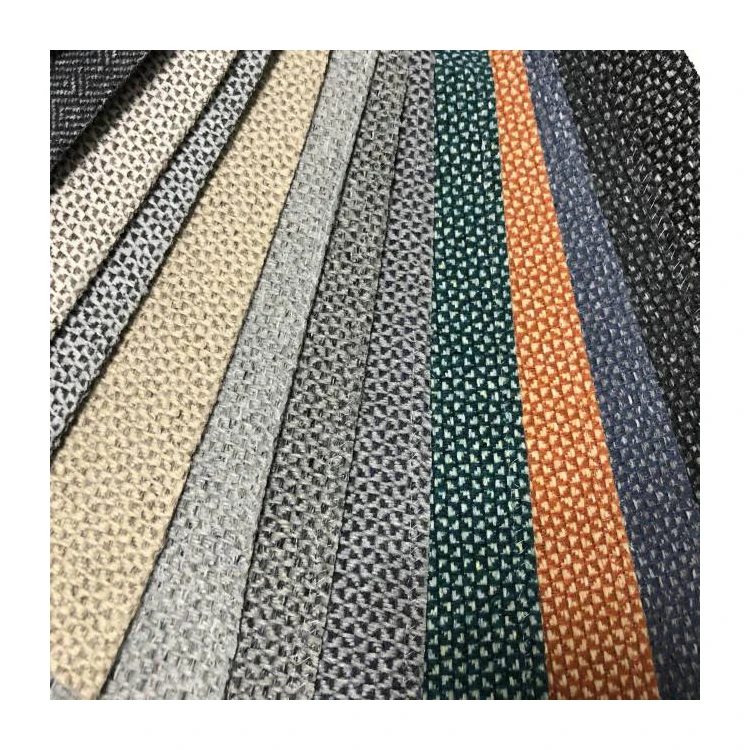 new product high quality 100%polyester hometextiles linen fabric