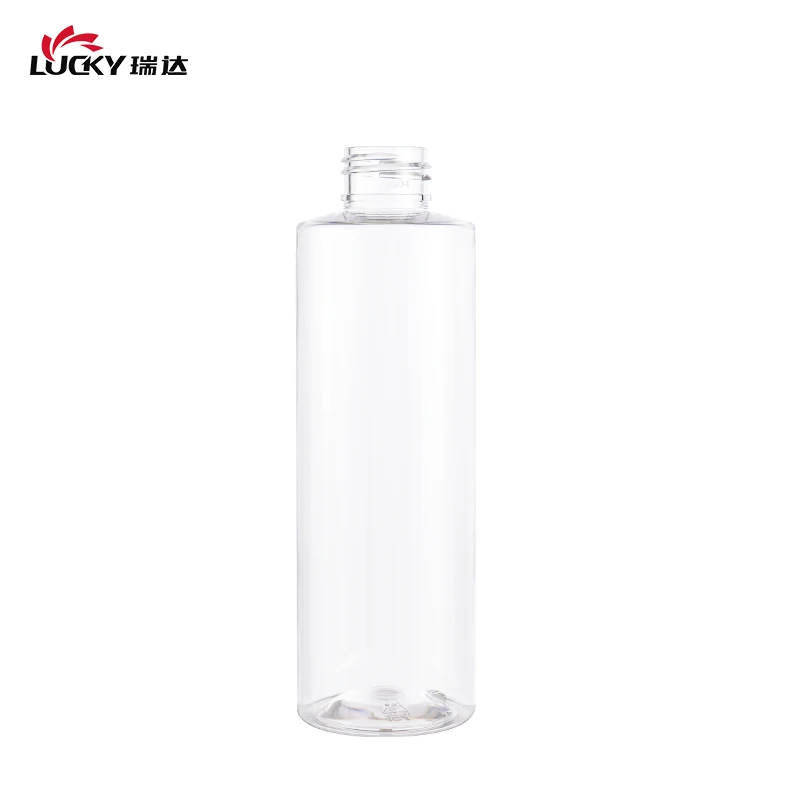 Custom logo 250ml 9 oz PET Fine Mist Water Trigger Sprayer Bottle Clear Cleaning Detergent Spray bottle