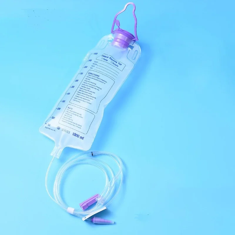Enteral Feeding Spike Set Gravity Bag Infusion Device Set Disposable Medical Enteral Gravity Feeding Bag Feeding Bag Medical