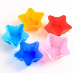 Reusable Homemade Mini Silicone Pastry Muffin Molds Cupcake Liners Baking Cups