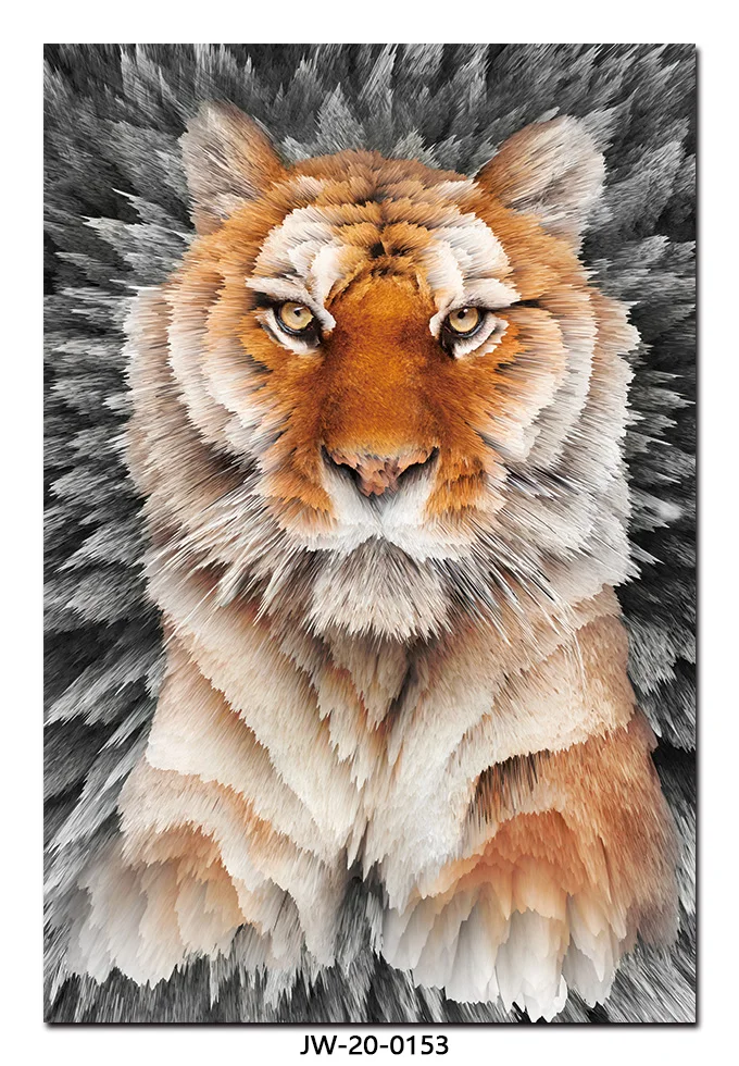 HD Modern Realistic Animal Acrylic Canvas Wall Art Decorative Painting Office Living Room Digital Painting