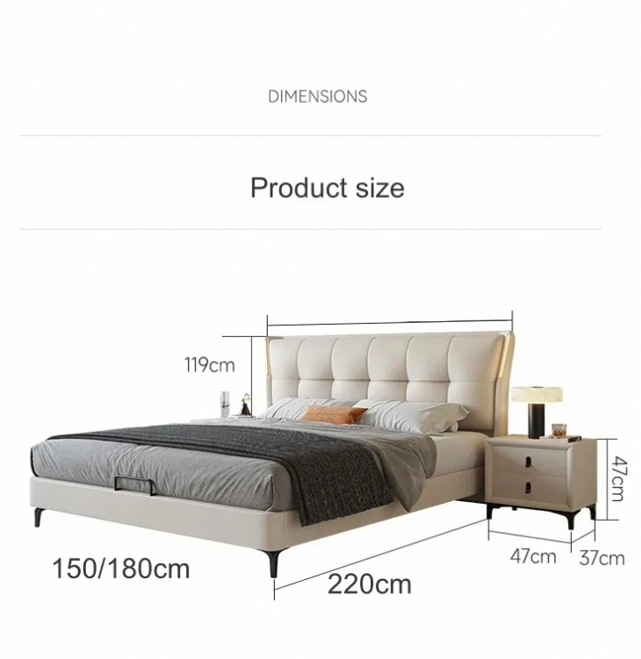 Luxury round Double Bed for Master Bedroom Solid Wood Frame Queen Size Red Net Princess Wedding Style for Home and Hotels