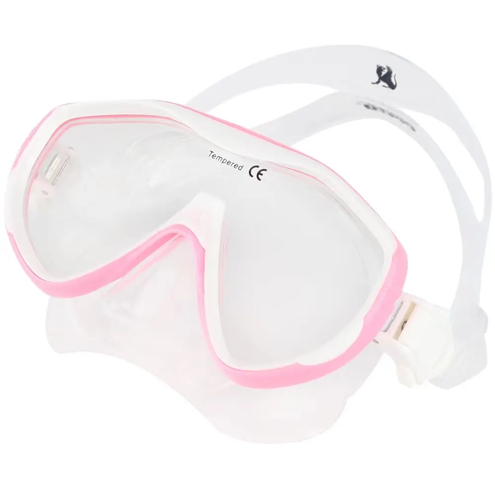 Best  Selling Professional PC+TPR Silicone Freediving Polycarbonate Scuba Diving Equipment Breathing Mask