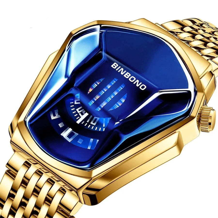 reloj binbond watch simple men watch brand your own men wrist luxury Quartz binbond watch fashion reloj uhr