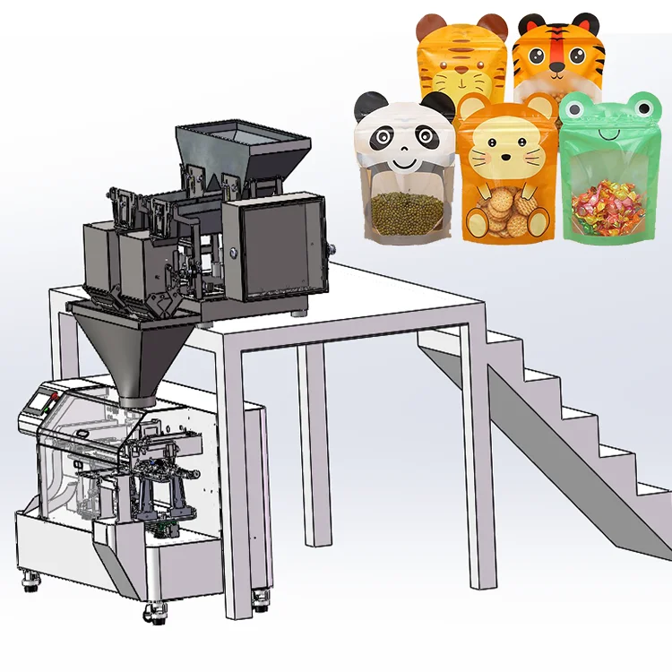 Collar powder packaging machine starch flour milk powder bagging machine Cosmetic Filling Equipment