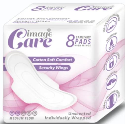 PLA  regular Super Napkin Absorbency  With Wings Sanitary Towel  Thin pad provides flexible daytime protection USA wood pulp+SAP