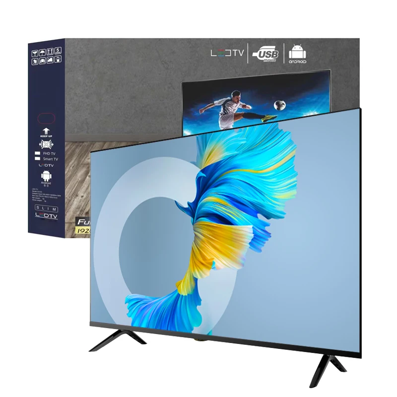 24 32 40 43 50 55 65 inch smart tv A+ panel 4k television LED TV 32 inch televisions