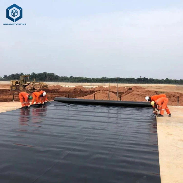 0.5mm Hdpe Geomembrane Epdm Rubber Hdpe Dam Liner Epdm Roll Dam Liner