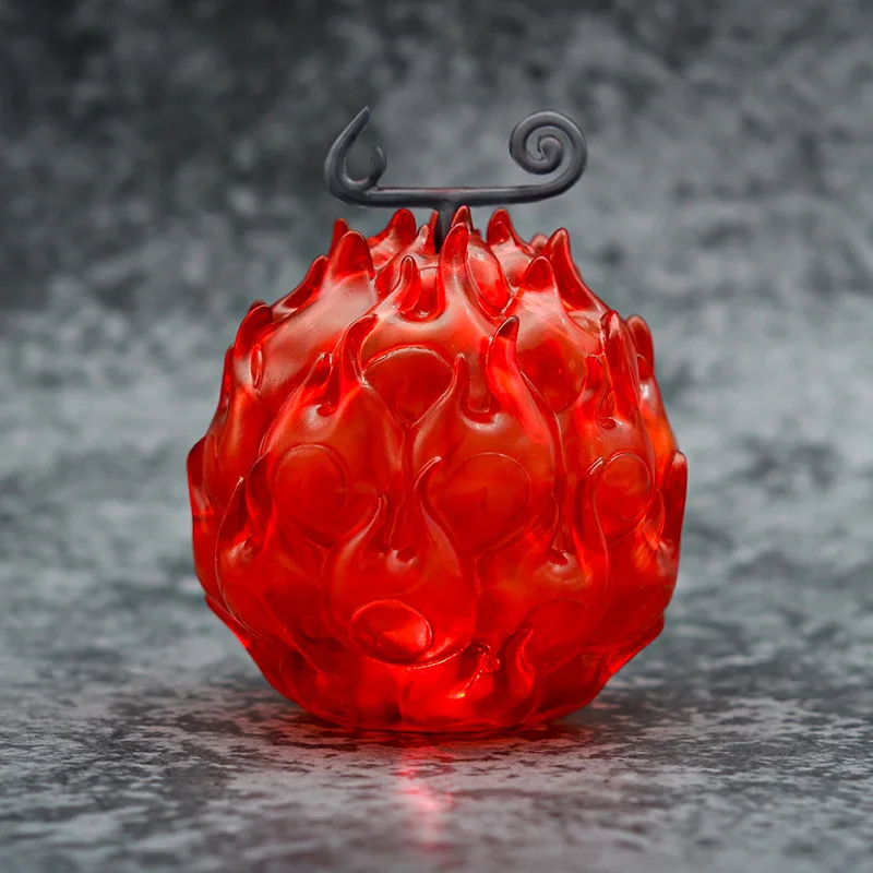 4pcs/set Devil Fruit Glow PVC One PieceS Action Figure Collection Model Toy for Gifts