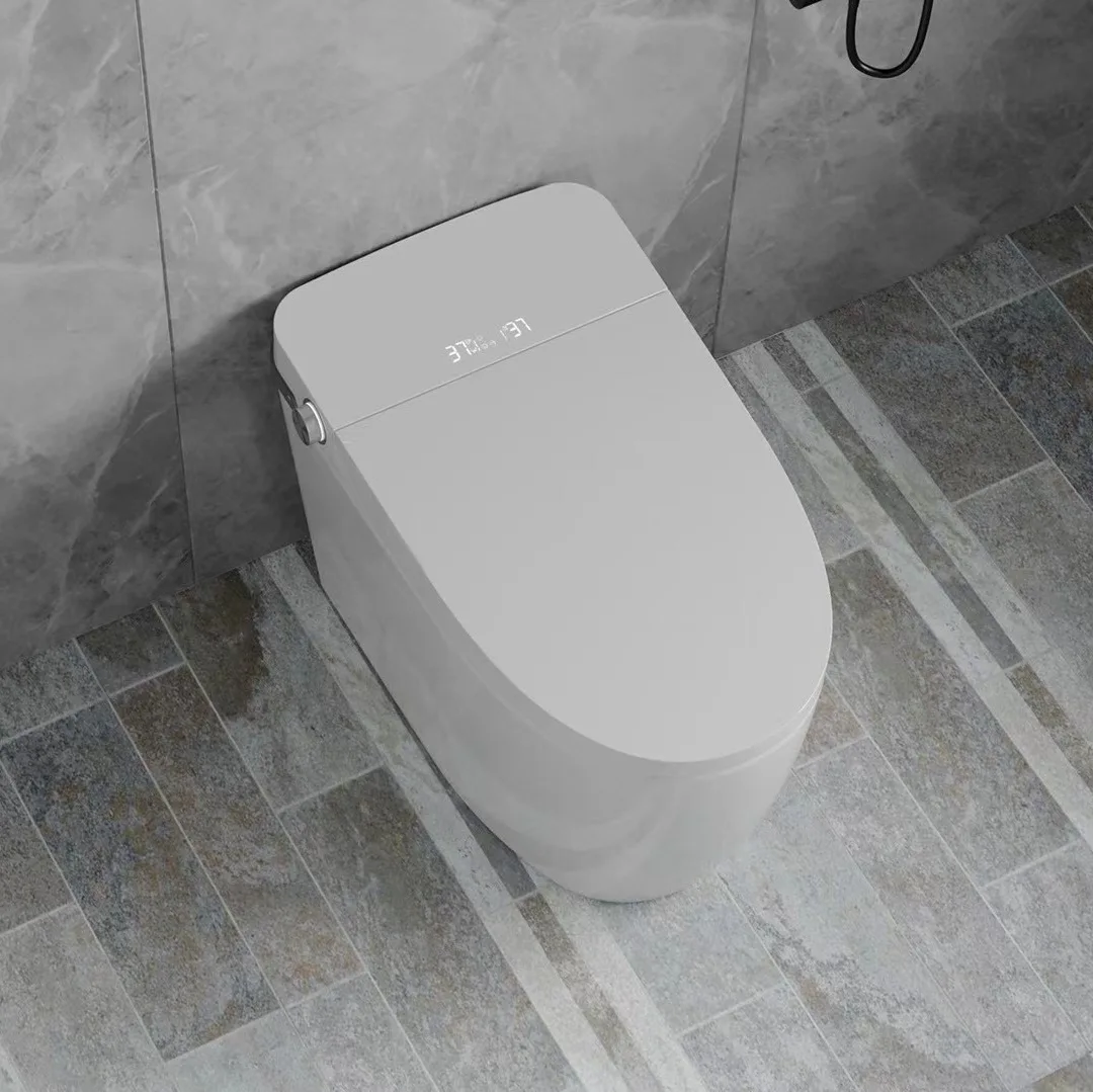 Chinese girl full smart toilet japanese toilet automatic smart p-trap s-trap