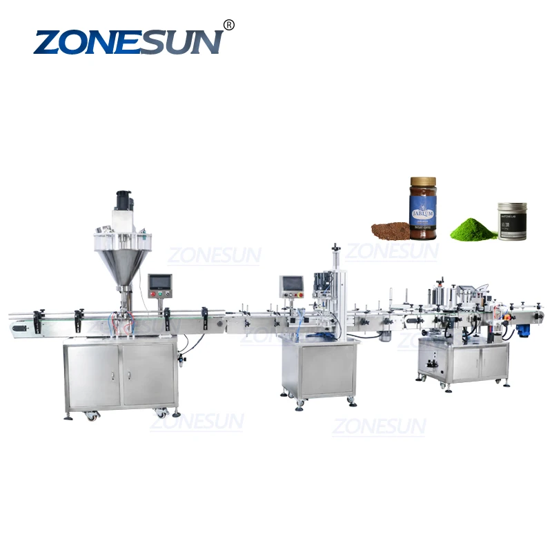 ZONESUN ZS-FAL180P9 автоматический Тонер для печенья кофе сухой шнек экономические Специи порошок бутылки наполнения укупорки и этикетировочная машина