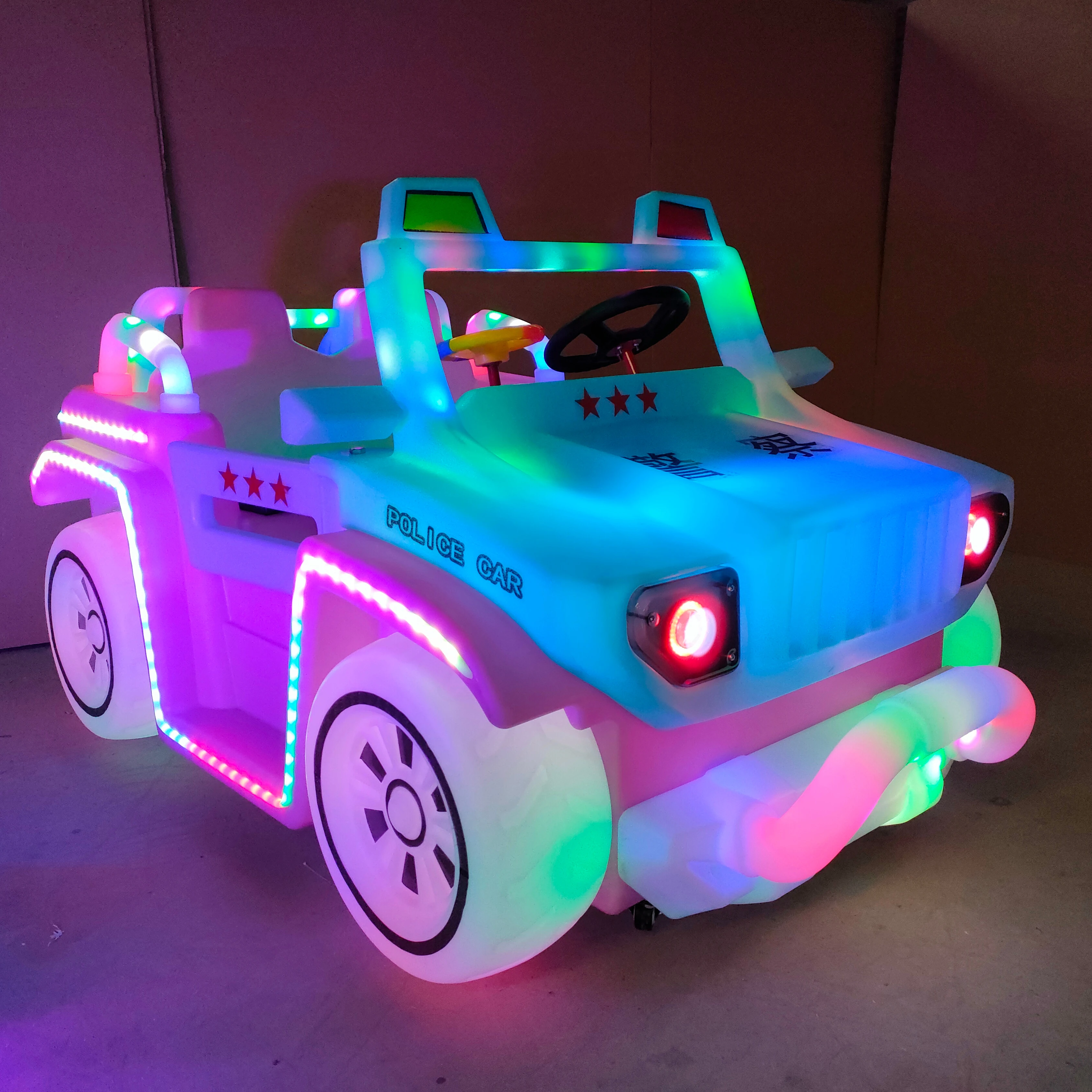 Outdoor Indoor Kids Game Machine Battery Kids Karts Drift Bumper Car For Amusement Park