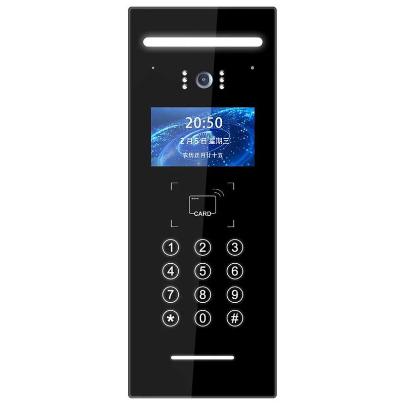 Building Intercom Villa Apartment Building Intercom 7-inch Tcp Ip Video Door Phone Intercom System