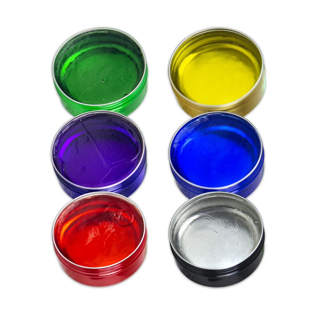 Low MOQ Hot sale Customized Color Hair Wax Strong Hold Hair Pomade Private Label hair wax gel
