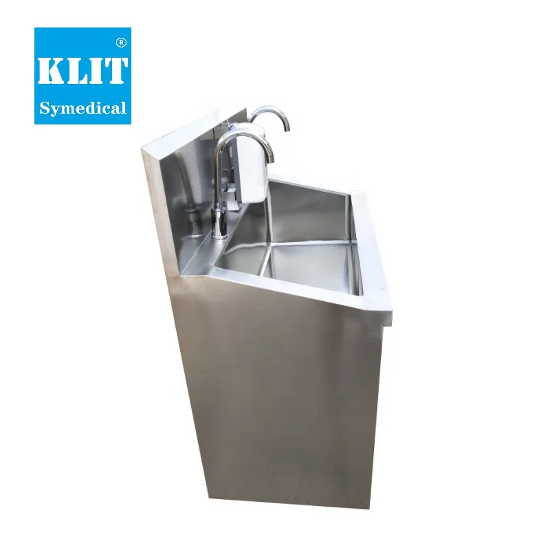 Laboratory operating room wash sink automatic induction disinfection stainless steel wash basin