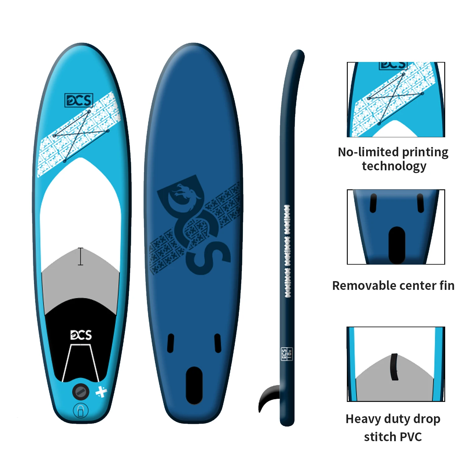Заводская Прямая продажа надувная доска Sup для продажи синего цвета низкая цена Oem