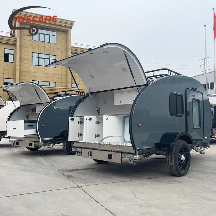 Wecare mini caravan off road camper motorhomes caravans rv travel trailer teardrop trailer australia