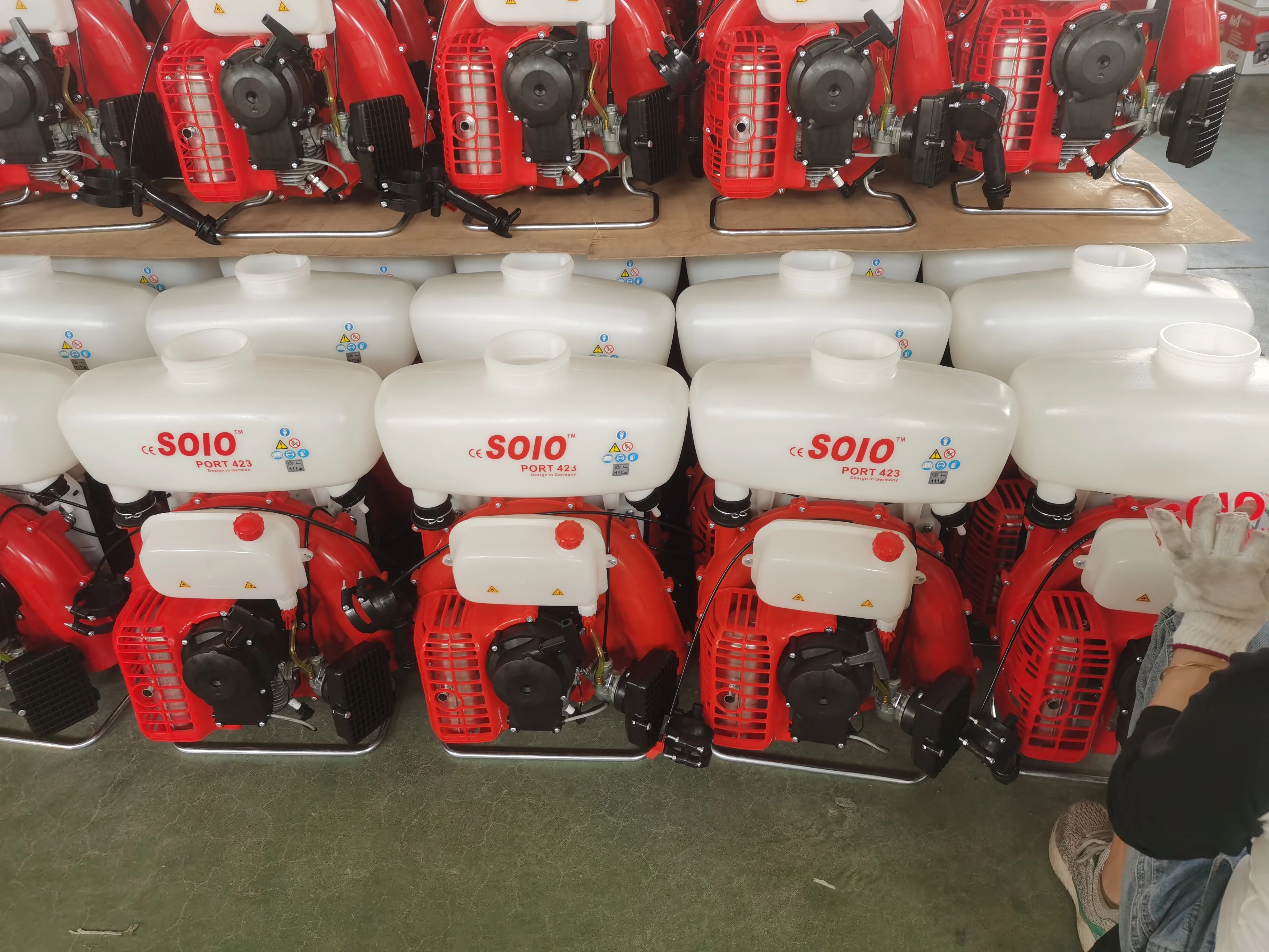 Agricultural  Knapsack sprayer 12L SOIO 423 mist /duster gasoline knapsack sprayer spare parts