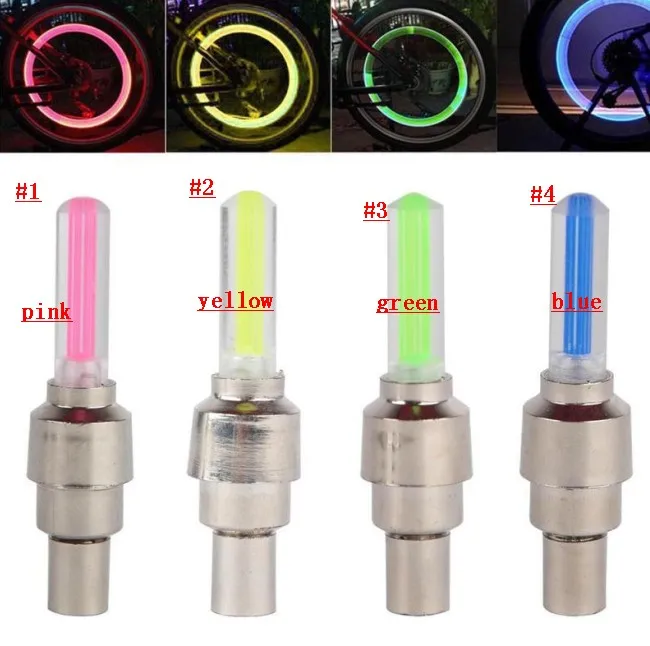 2024  Hot Wheels Mountain  Color  Glow Stick Valve Core Lamps Bike Pair Riding Equipment