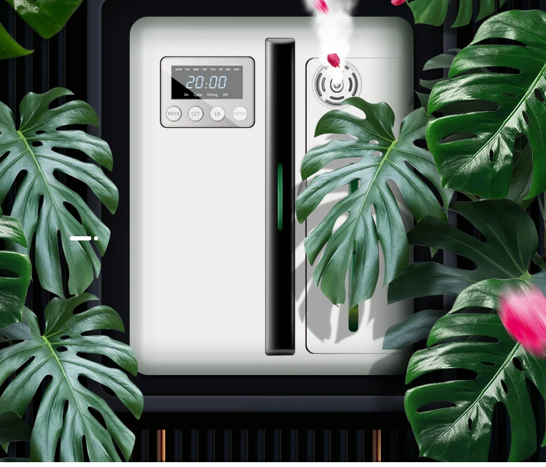 Smart App electric scent machine essential oil aroma diffuser from room Commercial hotel wall hang diffuser air freshener