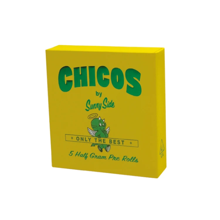 Custom Logo 5 Packs Smell Proof Drawer Slider Roll Paper Concentrate Packaging Box