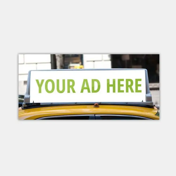 wholesale price china factory price magnets custom led taxi light box for taxi advertising car media solution