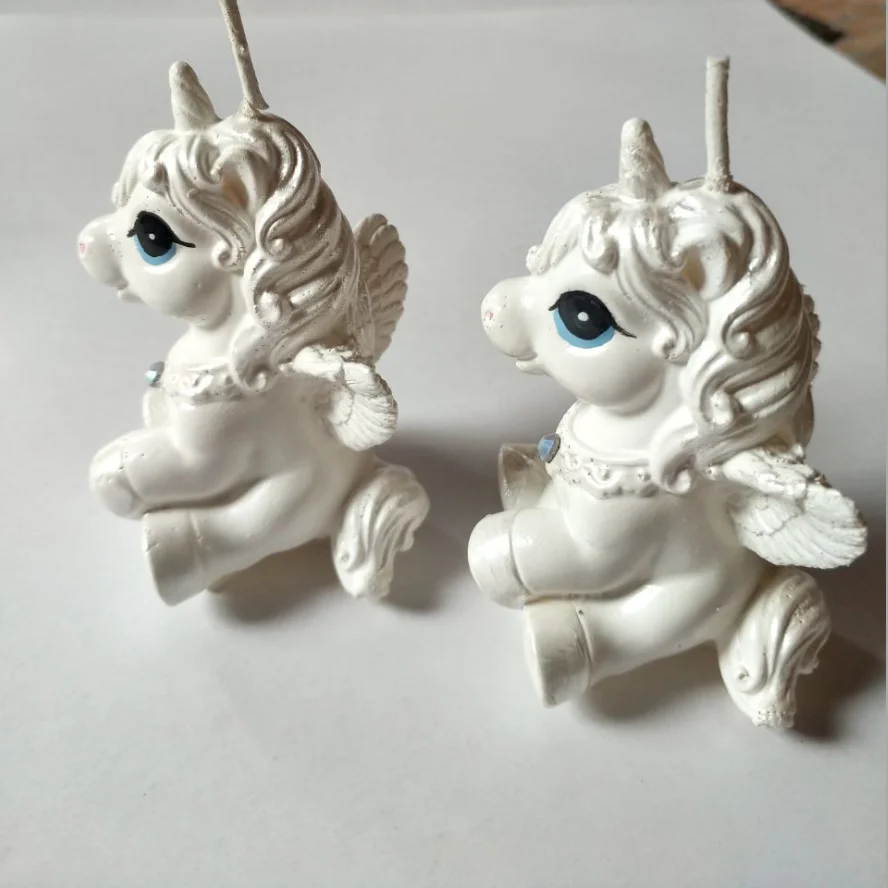 Innovative Smokeless party supplies unicorn birthday party candle happy birthday candles birthday candles for kids