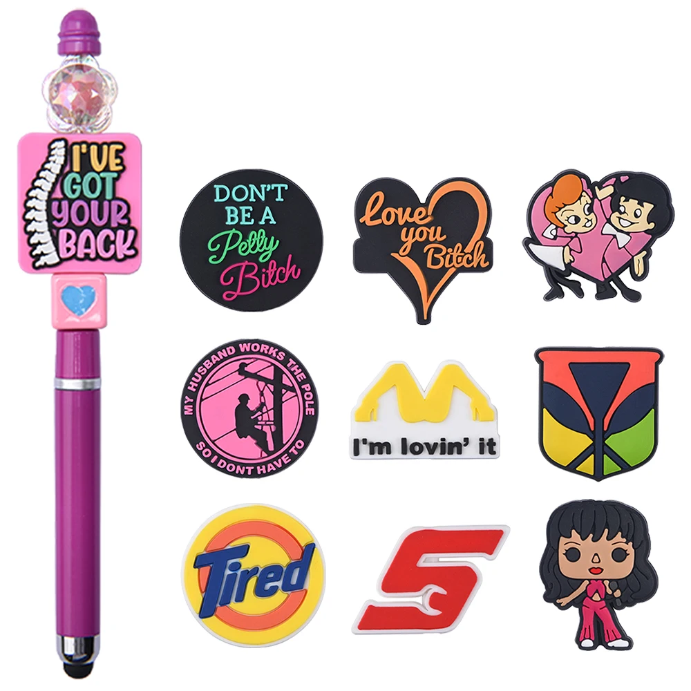 2024 Customized Bead Pens Focal Beads HK Jujutsu Kaisen Demon Sport Teams Selena Slayer Taylor How Do You Make Silicone
