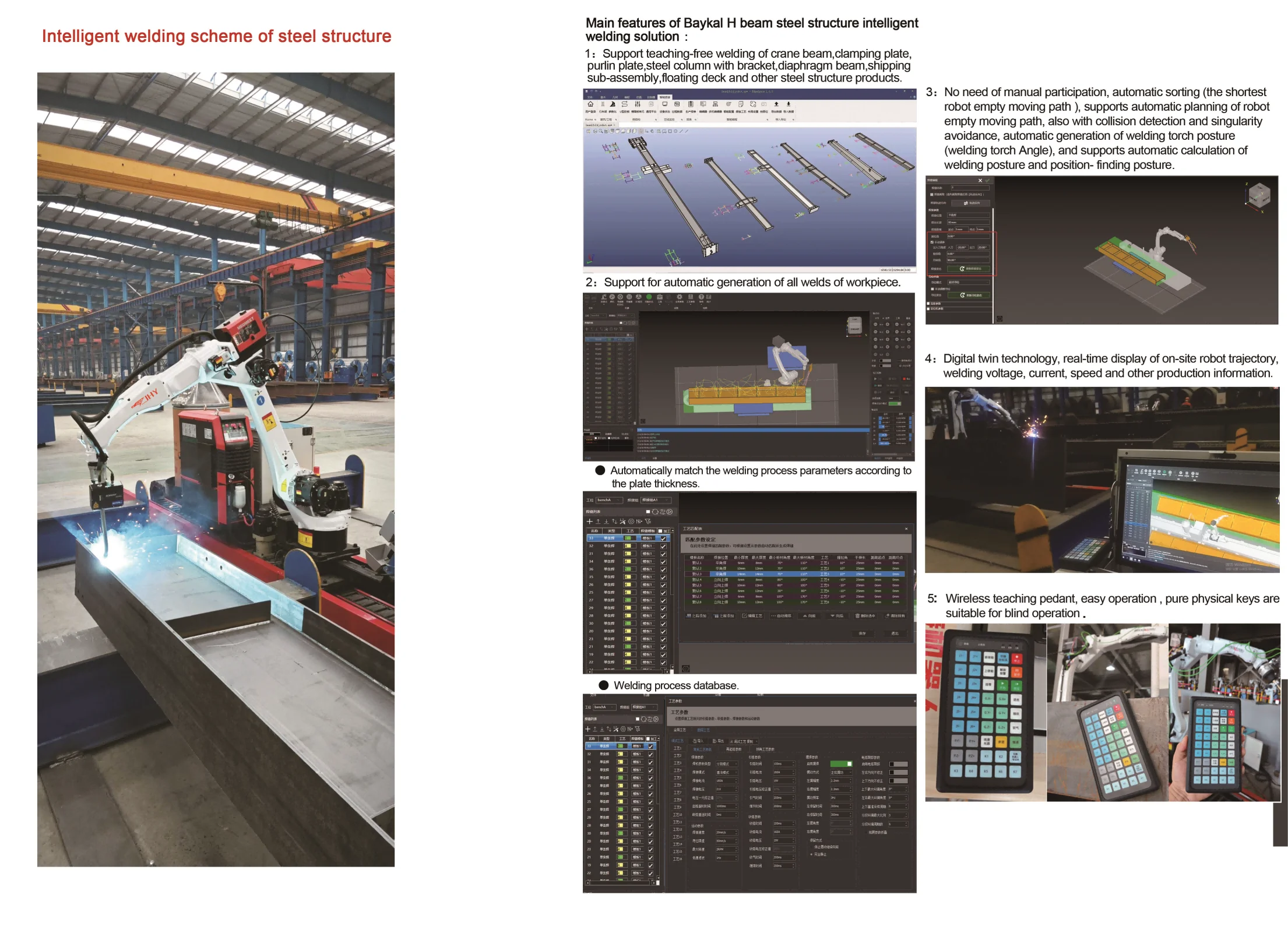 Programing free welding robot station with laser vision tracking sensor