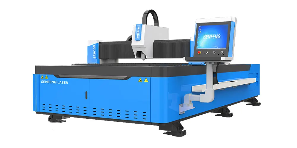 SENFENG Fiber  1500 watt  Laser Cutting Machine  for SS/CS/AL with new look  SF 3015G