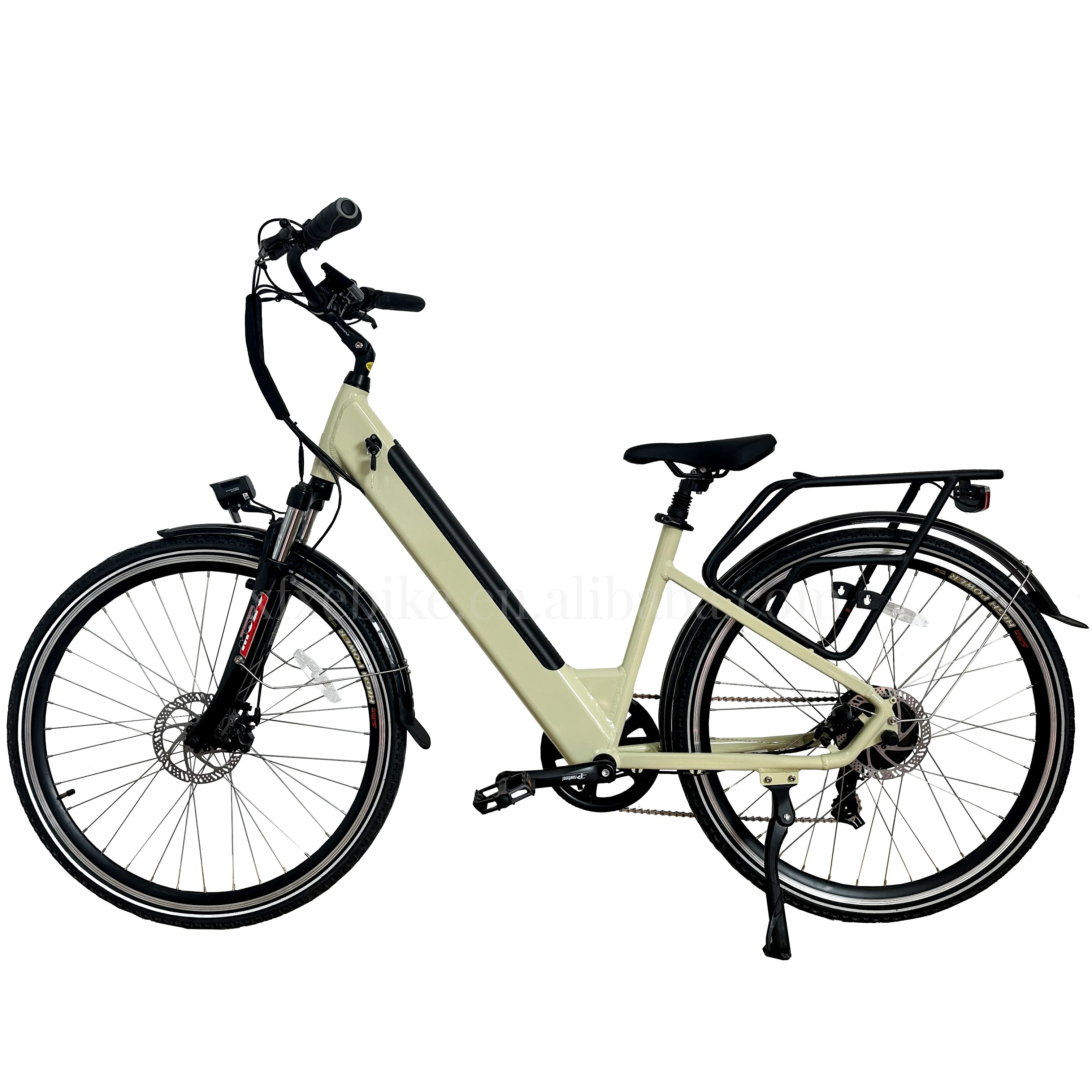 High Quality  Ebike 27.5Inch Tires 48V 500W Step Thru Commuting Electric City Bike for Women