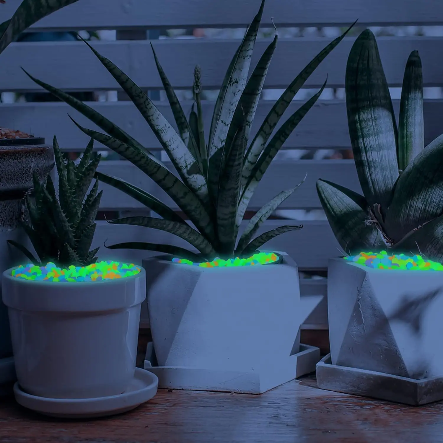 Wholesale Glow in The Dark Stones Glowing Rocks Luminous Pebbles for Outdoor Decor,Garden Yard