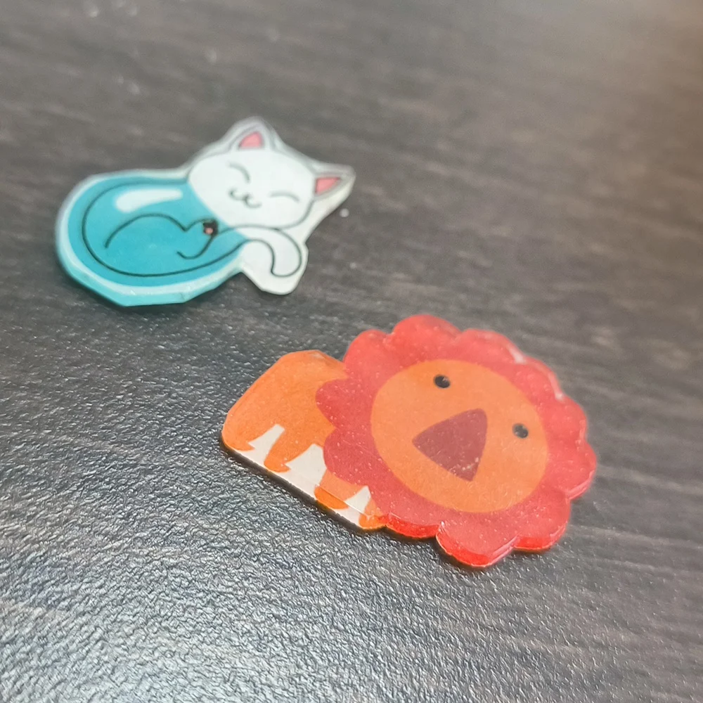 Sheets Inkjet Transfer Peintable Shrink White Printable Heat Colorful Film Plastic Pvc Pet Paper Wrap Peintable Shrink Paper