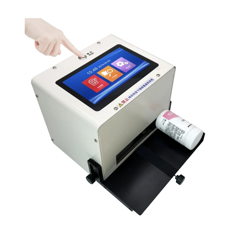 High Efficient Static Handheld Industrial Inkjet Printer Printing Machinery for Food Plastic Bag Small Plastic Motor Provided