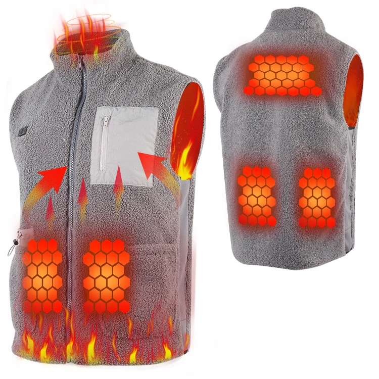 Sleeveless Skiing Waterproof Graphene Heating Vest Winter Clothes For Men Heated Vest