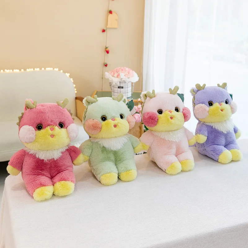 Wholesale creative new cute little hole dragon plush toys bed with sleeping dragon doll custom logo