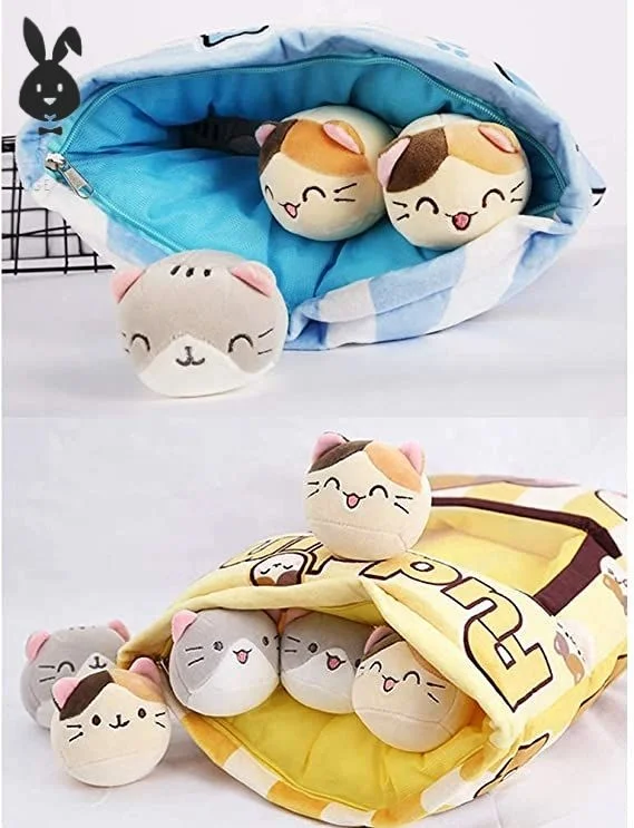 TUGE  Stuffed Pudding Dog Removable Fluffy Animal Dolls Cute Stuffed Kids Plush Pillow Dog Toys Unisex PP Cotton 100 Pcs