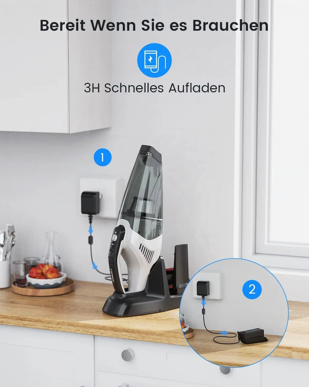 Портативный и Перезаряжаемый ручной пылесос