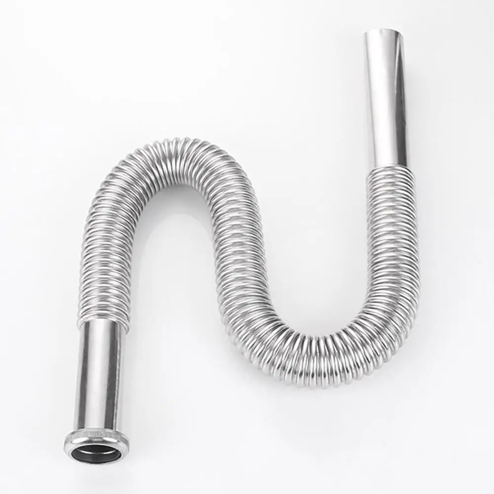 Factory Direct Supply Anti-odor Drain Pipe For Kitchen Sink And Bathroom Washbasin Wave Tube