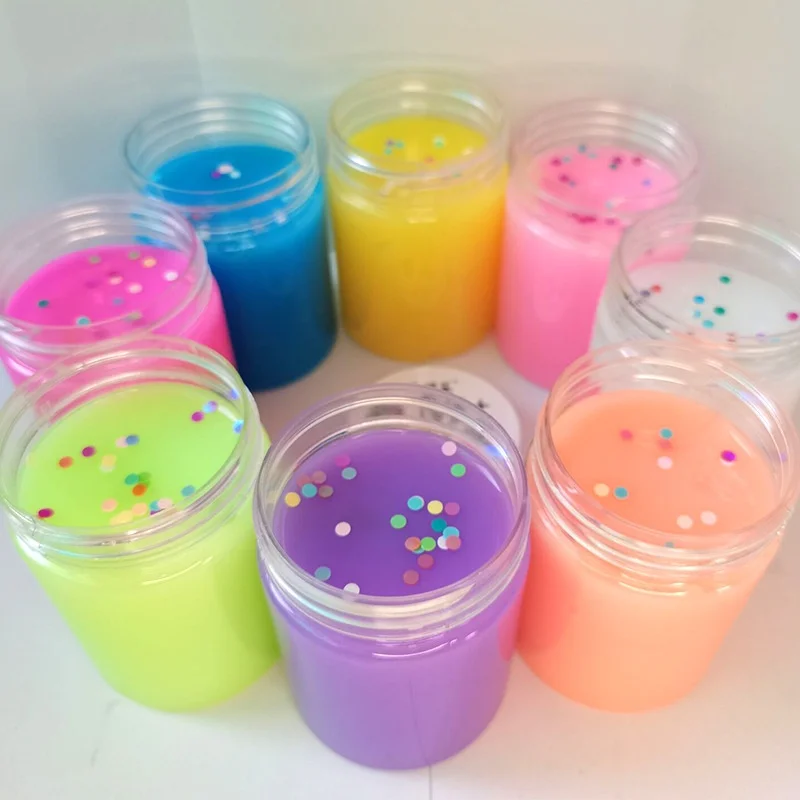 Factory Direct Hot Sale 140g Soft Dough Play silver clay Cups Safe Clean slime para ninos Kid-Friendly Educational Polymer Clay