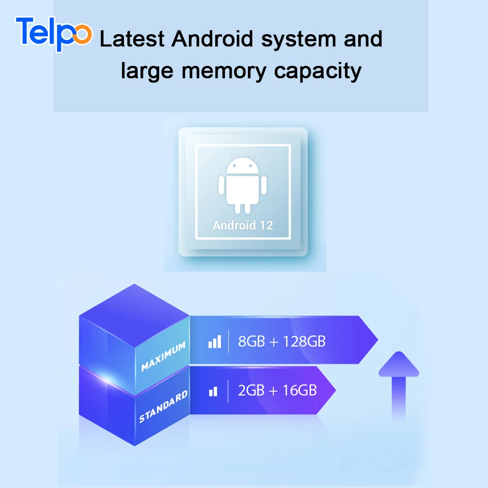 Telpo C11 10 1 дюймов Android 11 столешница pos pc компьютер Биллинговая машина для малого