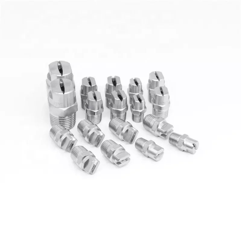 CYCO 1/4 1/8 3/4 3/8 Brass 303SS 316SS Stainless Steel Flat Fan Spray Nozzle NPT and BSPT