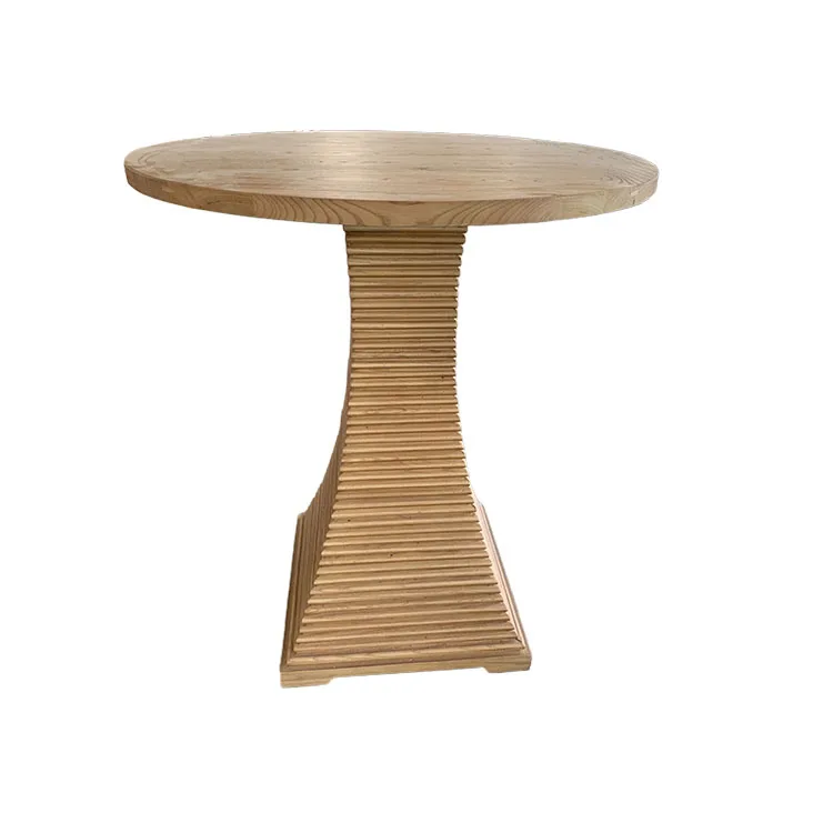 Table and Chair Bar Furniture Commercial Furniture Bar Wood New Product Modern Chinese Toon Design High Bar Table