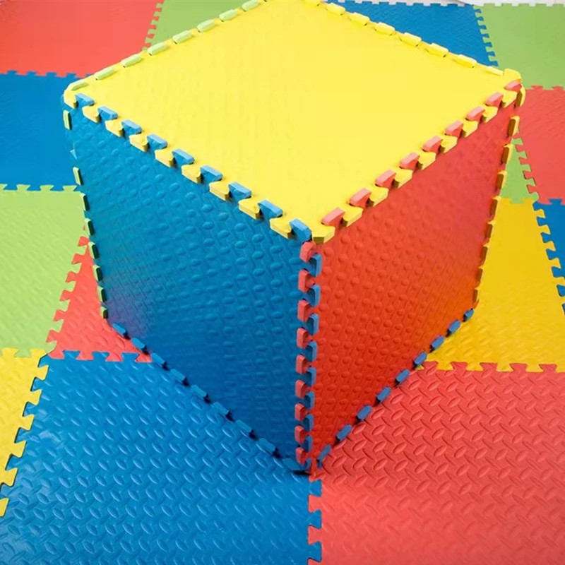 60*60cm thickness 1.2cm waterproof baby play floor Interlocking tatami eva foam puzzle mat for kids