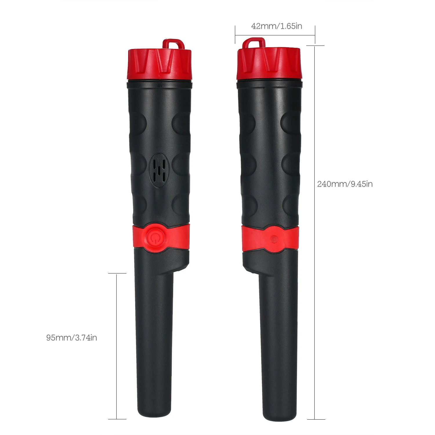 Handheld Metal Detector Positioning Rod Detector Waterproof Pinpointer Pin GP-Pointer Probe Metal Detector + LED Lights